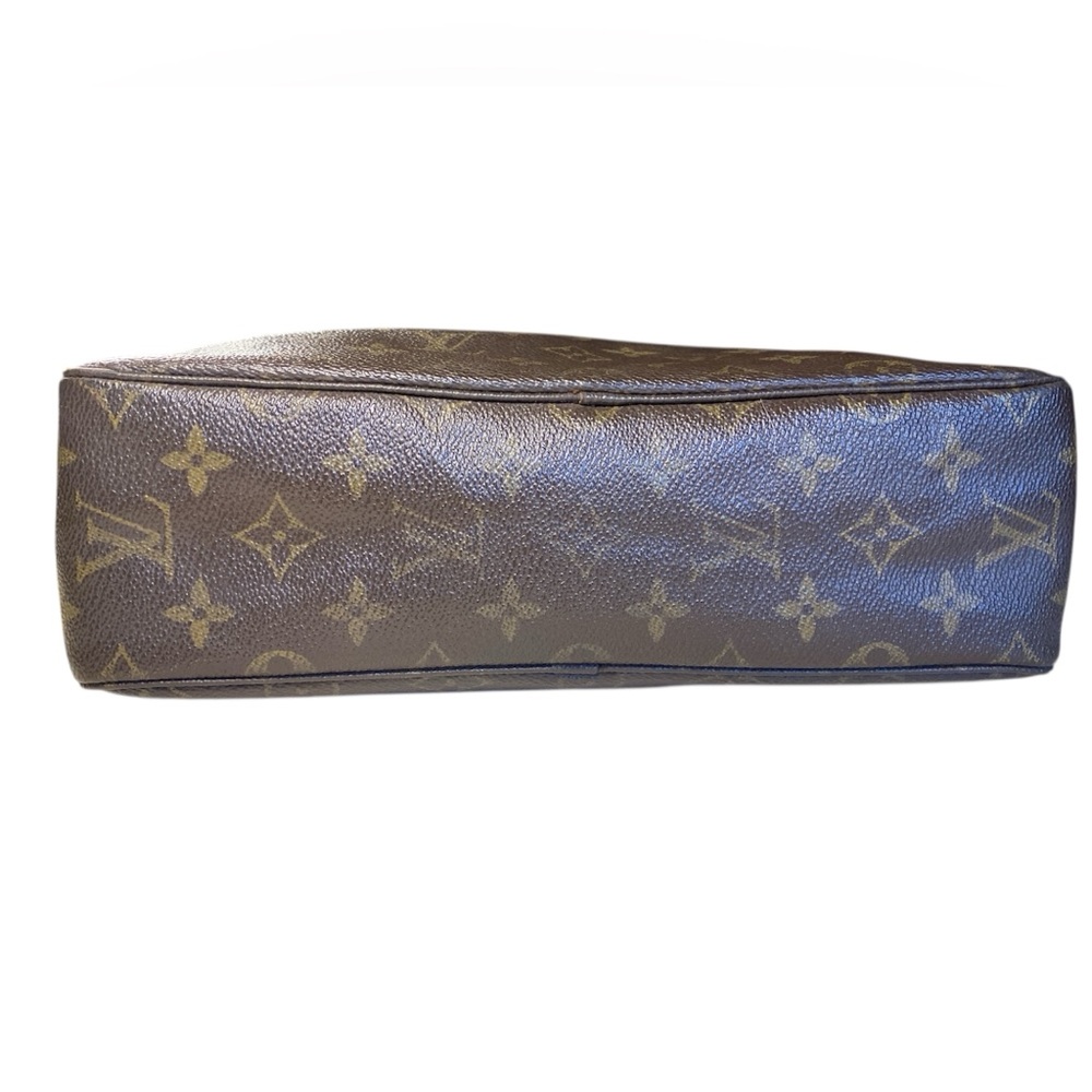 Louis Vuitton Brown Monogram Cosmetic Toiletries Bag Pouch, vintage - Picture 2 of 11
